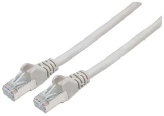 Kabel INTELLINET patch CAT6 S/FTP, siv, 0.5m