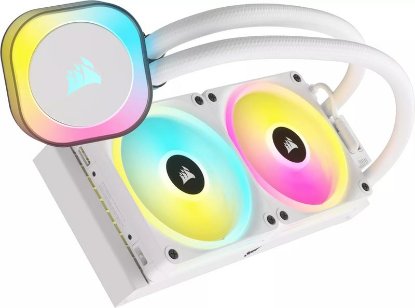 Vodno hlajenje CORSAIR iCUE Link H100i White RGB AIO, CW-9061005-WW, za Intel in AMD