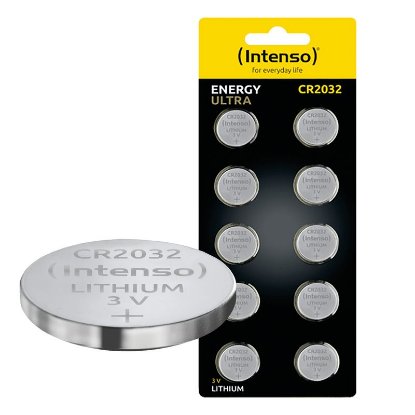 Baterije INTENSO CR2032, litijeve, 3 V, 220 mAh, 10 kosov