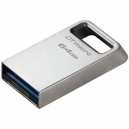 USB ključek 3.2 FLASH DRIVE, 64GB, KINGSTON DataTraveler Micro DTMC3G2/64GB, srebrni