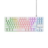 Tipkovnica + miška TRUST GXT 798, žična, USB, bela