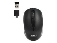 Nahrbtnik za prenosnik PORT Premium pack, 15.6", črna + bežični miš