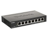 Preklopnik D-LINK DGS-1100-08PV2, spletno upravljan, gigabitni PoE preklopnik, 10/100/1000 Mbps, kovinsko ohišje, 8-portni