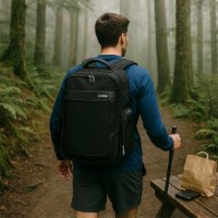 Nahrbtnik za prenosnik OCTIO Metro 17", črni