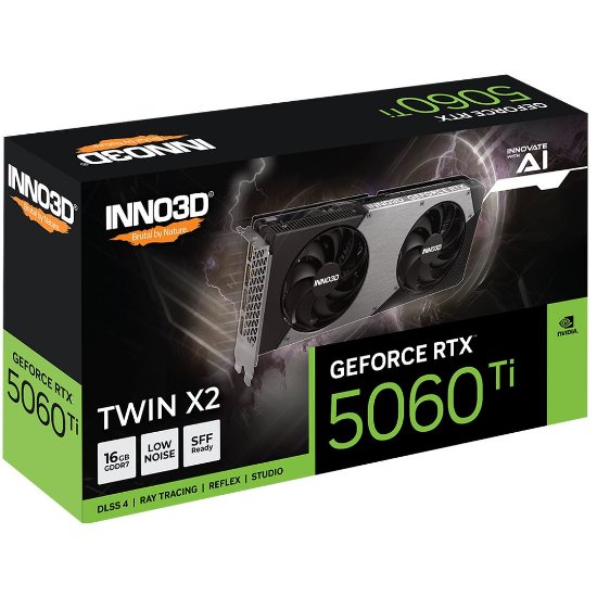 Grafična kartica INNO3D GeForce RTX 5060 Ti Twin X2, 16GB GDDR7