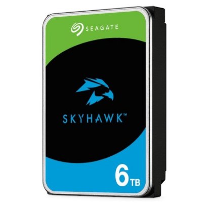 Trdi disk 6TB SEAGATE Skyhawk ST6000VX009, HDD, SATA3, 256 MB predpomnilnika, 5400 obr./min, 3,5", za namizni računalnik