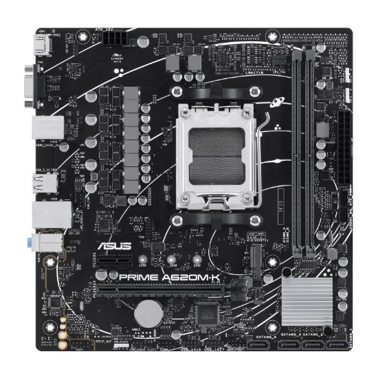 Matična plošča ASUS Prime A620M-K, AMD A620, DDR5, mATX, s. AM5