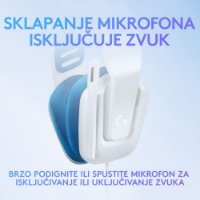 slušalke LOGITECH Gaming G335, bijelo-modre