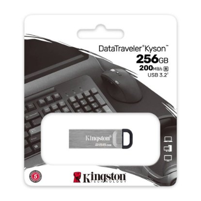USB ključek 3.2 FLASH DRIVE, 256GB, KINGSTON DataTraveler Kyson DTKN/256GB, srebrni