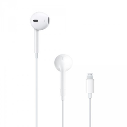 slušalke APPLE Earpods with remote and mic, in-ear, Lightning Connector, bele, mmtn2zm/a