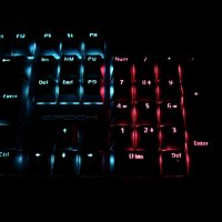 Tipkovnica EPOCH Rhea, RGB, mehanička, crveni switch, UK/SLO/HR layout, črna, USB