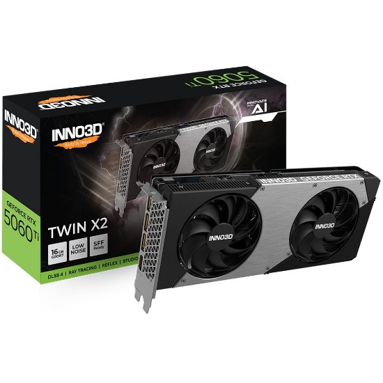 Grafična kartica INNO3D GeForce RTX 5060 Ti Twin X2, 16GB GDDR7