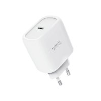 Hišni polnilec TRUST Maxo, USB-C, 45W, GaN, bel