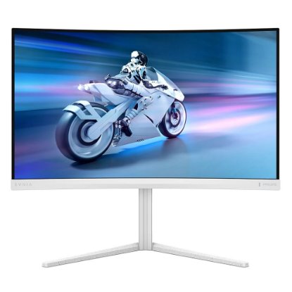 Gaming monitor 27" PHILIPS 27M2C5501/01, QHD, VA, 180Hz, 1ms, 300cd/m2, ukrivljen, beli