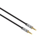 Kabel OCTIO, 3.5mm (M) na 3.5mm (M), TRRS, slim, 1.0m