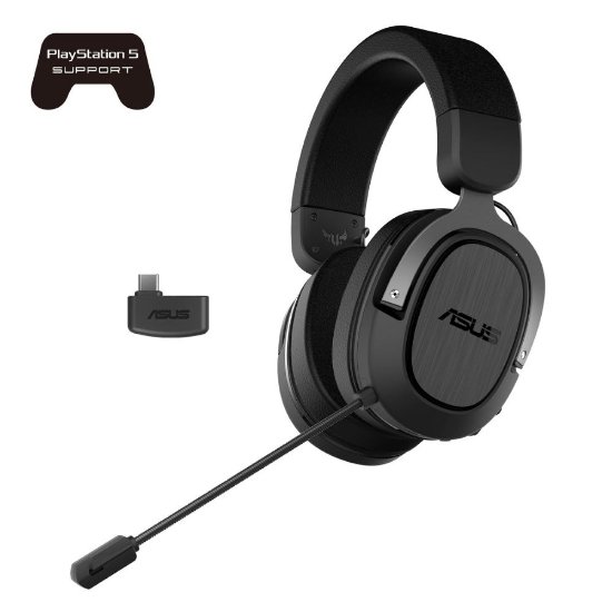 slušalke ASUS TUF Gaming H3, brezžične, USB-C, črne