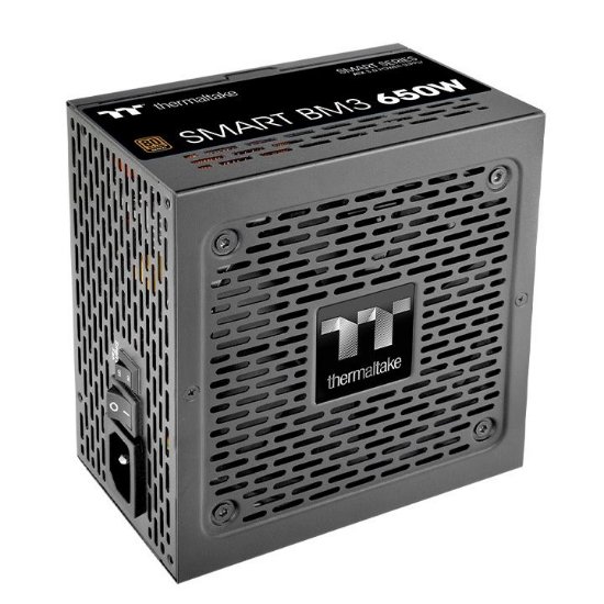 Napajalnik 650W, THERMALTAKE Smart BM3 Bronze 650W, ATX 3.0, 120mm vent., polu-modularno, 80+ Bronze