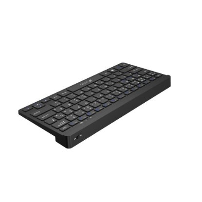 Tipkovnica OCTIO Compact K300WBT, brezžična, Bluetooth, črna