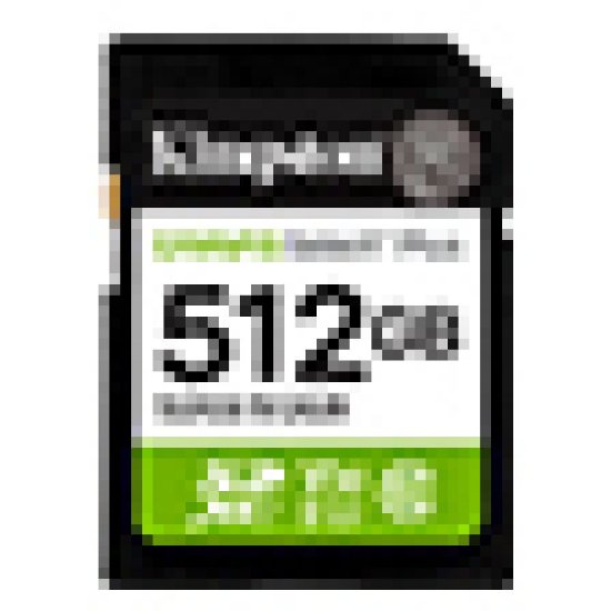 Pomnilniška kartica KINGSTON Canvas Select Plus SDS3/512GB, SDXC 512GB, Class 10 UHS-I