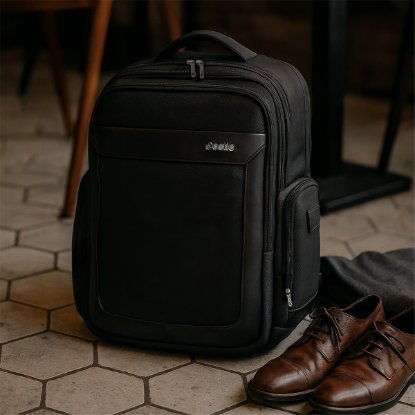 Nahrbtnik za prenosnik OCTIO Metro 17", črni