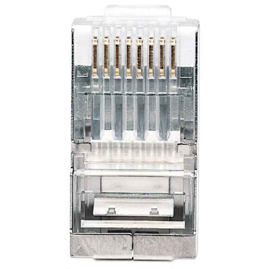 STP konektor INTELLINET CAT5e RJ45, modularni, trojni zobčasti terminal, 100 kosov