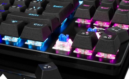 Tipkovnica WHITE SHARK GK-1925 Spartan, RGB, črna, USB