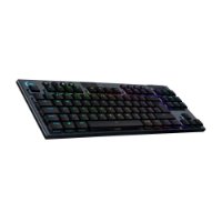 Tipkovnica LOGITECH Gaming G915 X TKL Lightspeed Linear, RGB, mehanička, brezžična, US Layout, črna
