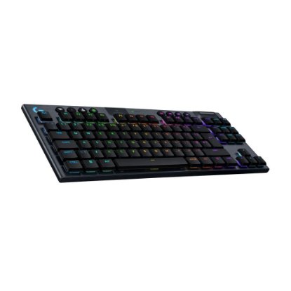 Tipkovnica LOGITECH Gaming G915 X TKL Lightspeed Linear, RGB, mehanička, brezžična, US Layout, črna