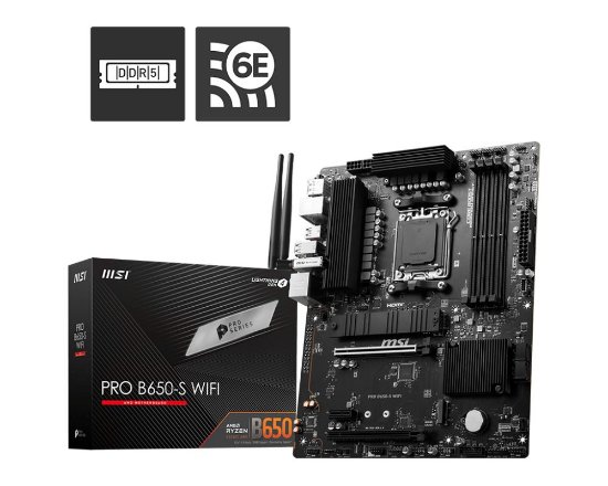 Matična plošča MSI PRO B650-S WIFI, AMD B650, ATX, AM5