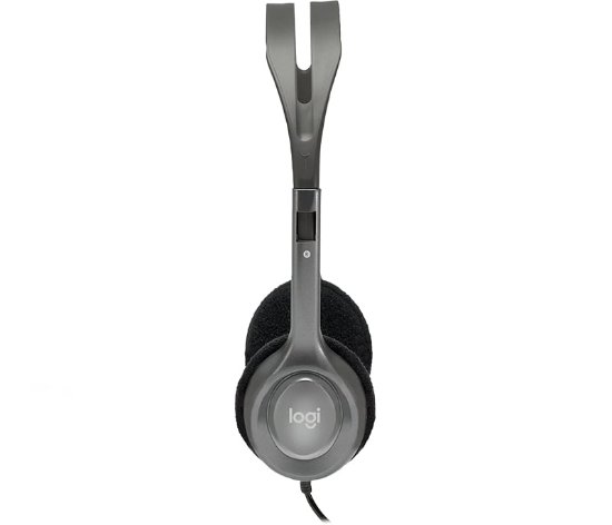 Slušalke LOGITECH Headset H110, srebrne