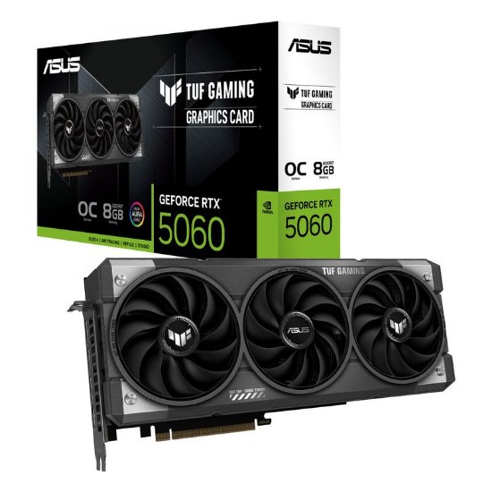 Grafična kartica ASUS GeForce RTX 5060 TUF Gaming OC, 8GB GDDR7