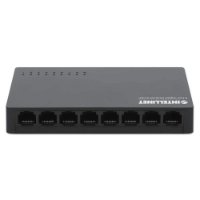 Stikalo INTELLINET 561754, 10/100/1000 Mbps, 8-portno, plastično, kabel Cat6 1m