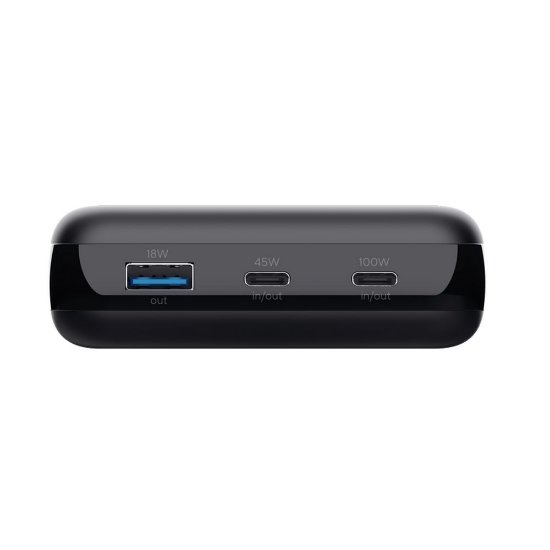 Mobilni USB  polnilec  TRUST Laro, 100W, 20000 mAh, USB-A, 2xUSB-C, črni
