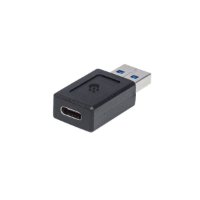 Adapter OCTIO, USB 3.2 (M) na USB-C (Ž), črn