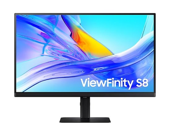 Premium monitor 27" SAMSUNG ViewFinity S8 LS27D800UAUXEN, 4K UHD, IPS, 60Hz, 5ms, 350cd/m2, pivot, črn