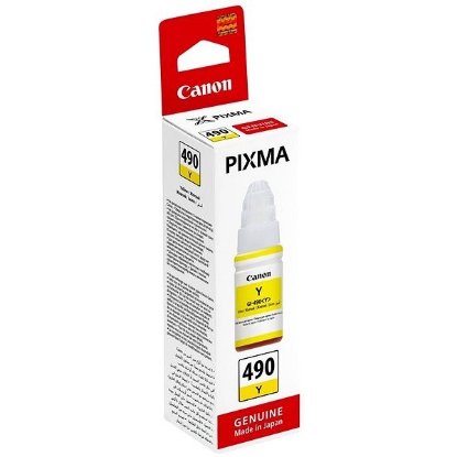 Kartuša CANON GI-490Y, za Pixma G1400/2400/3400, rumena