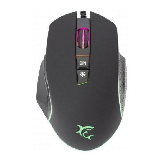 Miška WHITE SHARK Gareth GM-5009, 6400dpi, optična, žična, črna