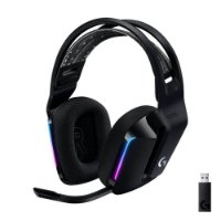 slušalke LOGITECH Gaming G733 Lightspeed, RGB, brezžične, črne