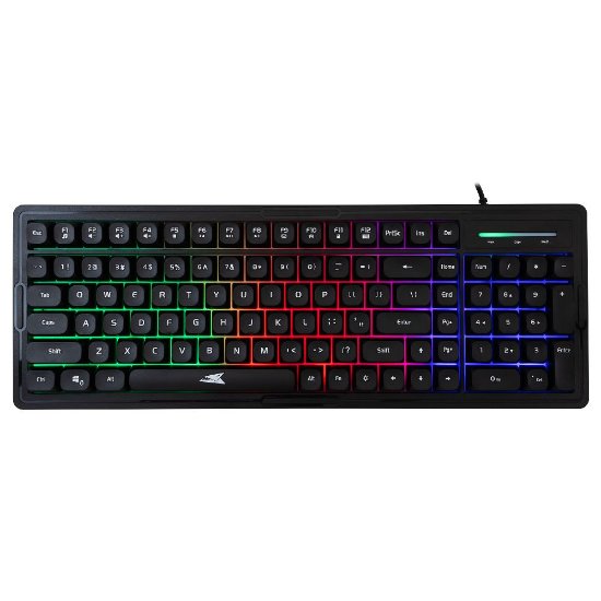 Tipkovnica + Miška BARACUDA BGC-011 ORCA, LED, črna, USB