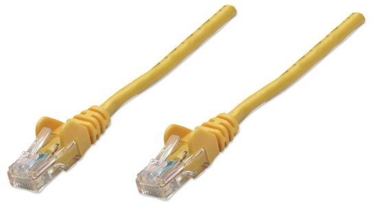 Kabel INTELLINET, patch CAT5e, U/UTP, rumeni, 7.5m