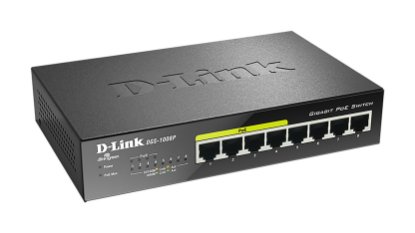 Stikalo D-LINK DGS-1008P/E, Gigabit Switch, 8 priključkov, 4 PoE priključki