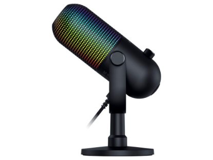 Mikrofon RAZER Seiren V3 Chroma, RGB, namizni, črni