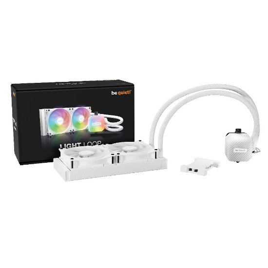 Vodno hlajenje BE QUIET Light Loop 240mm, ARGB, CPU hlađenje, za Intel i AMD, belo