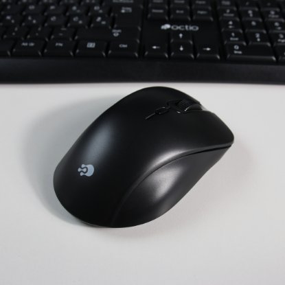 Miška OCTIO M301W, optična, brezžična, 1600dpi, črna