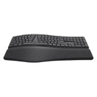 Tipkovnica TRUST Keyra Ergonomic, brezžična, črna