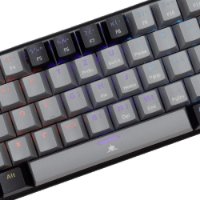 Tipkovnica WHITE SHARK GK-002712V2 Wakizashi-2, RGB, rdeči switch, mehanska, UK/HR, črno-siva