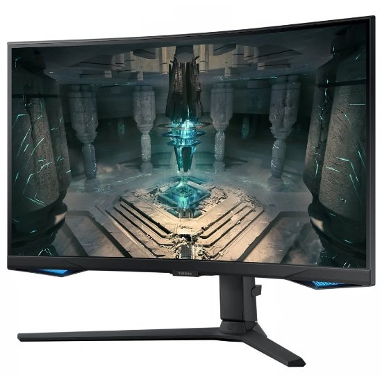 Gaming monitor 27" SAMSUNG LS27BG650EUXEN, QHD, VA, 240Hz, 1ms, 350cd/m2, FreeSync, pivot, ukrivljen, zvočnici, črni