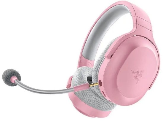 slušalke RAZER Barracuda X Wireless (2022), brezžične, Bluetooth, WiFi, Quartz Pink