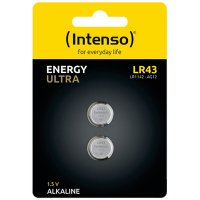 Baterije INTENSO LR43, alkalne, 1.5 V, 85 mAh, 2 kosa