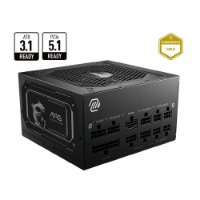 Napajanje 750W, MSI MAG A750GL PCIE5 II, ATX v3.1, 120mm ventilator, modularno, 80+ Gold